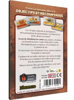 JEU TERRAFORMING MARS - EXTENSION : OBJECTIFS ET RÉCOMPENSES (FR)